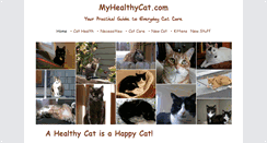 Desktop Screenshot of myhealthycat.com